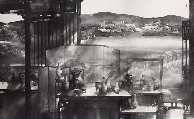 《中华瓷韵??陈辉(绘画系)??汪劲松??陆学???中国???271.5cm×443.5cm.JPG
